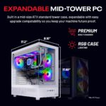 Skytech Gaming Azure 3 Desktop PC, Intel i7 14700F 2.1 GHz (5.3GHz), NVIDIA RTX 5060, 1TB NVMe SSD, 32GB DDR5 RAM 6000 RGB, 850W Gold ATX 3 PSU, 360mm ARGB AIO, Wi-Fi, Win 11 - Image 5