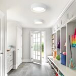 Dimmable Flush Mount Ceiling Light White,24W LED Ceiling Light Fixture,3000K-6500K 5CCT Round 11.81 in Modern Lighting Fixtures for Laundry Room Hallway Kitchen - Image 3