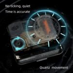 YOUKI Metal Motorcycle Art Wall Decor Desk Shelf Clocks Non Ticking Battery Operated Home Decorative Gift Idea,Wall Decorations for Bedroom Office 16.6 x 1.5X 7.9 Inches,Bronze - Image 4