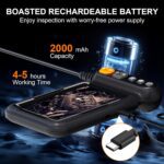 Endoscope Camera with Light, 5-inch Dual Lens 1920P HD Borescope, 7.9mm Camera with 9 LEDs, 16.5ft Semi-Rigid Cable, IP67 Waterproof - for Sewer/Drain Pipe, Automotive Inspection, Tools & Cool Gadgets - Image 5