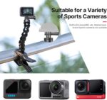 Jaws Flex Clamp Gooseneck Mount for GoPro Golf Record Magnetic Quick Release Flexible Clamp Mount Compatible with GoPro DJI Action Cameras - Image 3