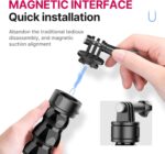 Jaws Flex Clamp Gooseneck Mount for GoPro Golf Record Magnetic Quick Release Flexible Clamp Mount Compatible with GoPro DJI Action Cameras - Image 5