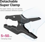 Jaws Flex Clamp Gooseneck Mount for GoPro Golf Record Magnetic Quick Release Flexible Clamp Mount Compatible with GoPro DJI Action Cameras - Image 8