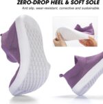 ZYEN Wide Toe Box Shoes Women Wide Width Sneakers Zero Drop Minimalist Barefoot Shoes Comfort Non-Slip Wide Running Walking Shoes - Image 5