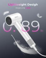 SHRATE Professional High Speed Ionic Hair Dryer | Ultra-Fast Drying | 500 Million Negative Ions | Low Noise | 160000 RPM | Compact Blow Dryer with Magnetic Diffuser for Faster Drying All Hair Types - Image 5