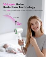 SHRATE Professional High Speed Ionic Hair Dryer | Ultra-Fast Drying | 500 Million Negative Ions | Low Noise | 160000 RPM | Compact Blow Dryer with Magnetic Diffuser for Faster Drying All Hair Types - Image 7