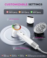 SHRATE Professional High Speed Ionic Hair Dryer | Ultra-Fast Drying | 500 Million Negative Ions | Low Noise | 160000 RPM | Compact Blow Dryer with Magnetic Diffuser for Faster Drying All Hair Types - Image 9