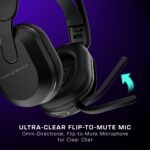 Turtle Beach Stealth 500 Wireless Gaming Headset Licensed for Xbox Series X|S, Compatible with Xbox One, Bluetooth, PC, Mobile, 40 Hr Battery, Memory Foam Cushions, Flip-to-Mute Mic, Black - Image 4