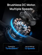 Dreo Smart Ceiling Fans with Lights, Low profile Ceiling Fan with Alexa/App, 52'' Dimmable Lighting & Color Tuning, RGB Ambient Light for Living Room, Game Room, Easy Installation, Quiet, White - Image 9