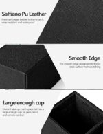 Desk Supplies Organizer, Multi-Functional Pencil Pen Holder with Wireless Charger, Desktop Stationery Organizer, Home Office Supply Storage Box Caddy (Black) - Image 6