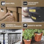 DYMO LabelManager 160 Portable Label Maker Bundle, Easy-to-Use, One-Touch Smart Keys, QWERTY Keyboard, Large Display, For Home & Office Organization, Includes 3 D1 label cassettes - Image 6