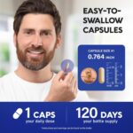 Vitamin B Complex Methylated - B-Complex with Methylfolate & B12 - Bioavailable for Men & Women - 9-in-1 Methylated Multivitamin - Energy, Brain & Mood - Vegan - Made in USA - 120 Capsules, One/Day - Image 8