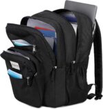 abshoo 32L Big Student Laptop Backpack For College Men Women Middle High School Teen Bookbag Travel Backpack Daypack (Black) - Image 4