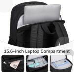 abshoo 32L Big Student Laptop Backpack For College Men Women Middle High School Teen Bookbag Travel Backpack Daypack (Black) - Image 6