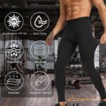 HYCOPROT Men's Compression Pants, Athletic Leggings Baselayer Bottoms Workout Tights for Basketball Running Yoga Gym - Image 6