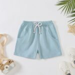 Toddler Baby Boy Clothes Boys Summer Outfits Short Sleeve Patchwork T-Shirt & Solid Shorts Set 12 Months-5T - Image 7