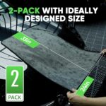 KKV 2-Pack Microfiber Towels (35"x 24") Extra Large Ultra Absorbent Drying Towel for Cars and Trucks, Without Streaks, Scratches, or Water Spots - Image 4