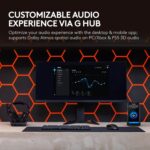 Logitech G Astro A50 X Omni-Platform Wireless Gaming Headset + Base Station for PS5, Xbox, PC: PLAYSYNC Video & Audio Switcher, HDMI 2.1 4K 120Hz VRR, - Image 6