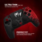 Darno Anti-Slip Silicone Skin for Ps5 Controller, Ps5 Controller Accessories, Soft Protective Cover Case for PlayStation 5 Control Grip with Touch Pad Stickers - Image 4