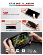 Switch 2 Accessories, Carrying Case & Screen Protector for Nintendo, 16-in-1 Game Bundle: Two Tempered Glass, Travel Dockable Shell, Grip for Joycon Controller, Console Protective Cover Steering Wheel - Image 5