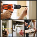 255-Piece Tool Set - Tool Kit with 12V Cordless Drill Driver, Toolbox Storage Case with Drawer, General Household Drill Set for DIY Projects, Home Repairs, Handyman - Image 8