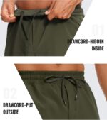 CRZ YOGA Men's Linerless Workout Shorts - 5'' Lightweight Quick Dry for Running Sports Athletic Gym with Pockets - Image 6