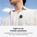 Insta360 Mic Air Transmitter, 7.9g Ultralight, Wireless Microphone, Noise Cancelling, Vlog, Streaming, Compatible X5/X4/Ace Pro 2 - Image 3