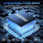 SGIN 17.3 Inch Laptop Computer, Win 11 Laptops with Celeron I3 Processor, 4GB DDR3 128GB SSD, 60800mWh Battery, FHD IPS Display, Type-C, HDMI, 5G WiFi, BT4.2, Numpad, for Business and Students - Image 4