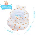 Inflatable Baby Seat for Babies 3 Months and Up, Toddler Floor Seats for Sitting Up, Built in Air Pump Baby Seats for Kids, Blow Up Baby Chair with Back Support - Tiger - Image 3