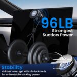 Car Phone Holder for Magsafe [96LBS Ultra Vacuum Suction+2800gf Ultra Magnetic] Car Phone Mount 360° Adjustable, Phone Holders for Your Car for iPhone 16 Pro Max 15 14 13 12 Plus (Carbon Fiber) - Image 3