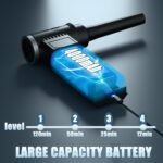 Cordless Electric Air Duster: 120,000 RPM High-Speed 4-Speed Adjustable Blower, Rechargeable Battery-Powered Dust Cleaner for PC Keyboards, Electronics, Cars & Outdoor Use – Compact & Powerful - Image 8