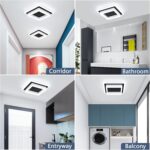 32W Modern LED Ceiling Light, Small Flush Mount Light Fixture, Kitchen Ceiling Lighting Fixtures 6000K, Square Hallway Lighting Fixtures for Living Room Bedroom Bathroom 2 Pack - Image 8