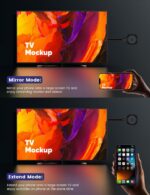 Wireless HDMI Display Dongle Adapter, One-Click Streaming Video/Audio/File from Smartphones and Laptops to HDTVs, Monitors, and Projectors, Supporting Airplay, DLNA and Miracast - Image 6