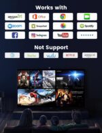 Wireless HDMI Display Dongle Adapter, One-Click Streaming Video/Audio/File from Smartphones and Laptops to HDTVs, Monitors, and Projectors, Supporting Airplay, DLNA and Miracast - Image 7