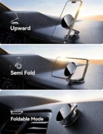 JOYROOM for MagSafe Car Mount Charger, [All-Metal] 15W Fast MagSafe Car Charger, Hands Free Magnetic Phone Holder for Car Dashboard for iPhone 16 Pro Max Plus/iPhone 15 14 13 12 Pro Max Plus, Black - Image 6