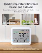 Air Quality Monitor Indoor 5-in-1 Meter Pro CO2 Detector, CO2 Alarm, CO2 Monitor with APP, Large Display, Bluetooth Air Quality Tester for Home, Office, 2-Year Data Storage (Meter Pro CO2) - Image 7