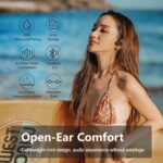 Swimming Headphones,Bone Conduction Headphones Bluetooth 5.4,IPX8 Waterproof,32G Memory Sports Headphone,Underwater Headphone with MP3-Player for Swim,Open Earphones for Swimming (Black X20) - Image 3