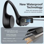 Swimming Headphones,Bone Conduction Headphones Bluetooth 5.4,IPX8 Waterproof,32G Memory Sports Headphone,Underwater Headphone with MP3-Player for Swim,Open Earphones for Swimming (Black X20) - Image 7
