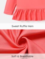 Disney Princess Frozen Minnie Mouse Toddler Girls Clothes: Ruffle Sleeve T-Shirt and Leggings Summer Shorts Outfit Set (2-6Y) - Image 6