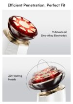 INIA 3-in-1 Red Light Therapy for Face and Neck, Skin Tightening Device True Beauty Glow Facial Massager for Skin Care, Effective Wrinkle Reduction Anti-Aging with Lifting, Tightening, Infusing - Image 9