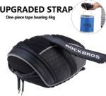 ROCKBROS Bike Seat Bag, Bicycle Saddle Bag Under Seat 3D Shell Cycling Seat Pack for Mountain Road Bikes Black - Image 3