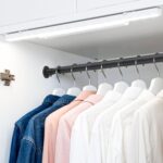 Shower Curtain Rod 30-49 Inch Adjustable Closet Rods for Window Bathroom Closet Kitchen Doorway, Heavy Duty No Rust Wall Screw Mounted Shower Rod, Black Telescoping - Image 6