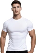 MagnaMan Men's Compression Shirts 3 - Pack: Moisture - Wicking Athletic Baselayer Tops - Image 4