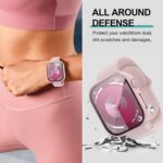 COMMUTER 6 Pack Case with Tempered Glass Screen Protector for Apple Watch 10 (2024) Series 10 42mm,Slim Guard Bumper Full Coverage Hard PC Protective Cover HD Ultra-Thin Cover for iWatch 42mm - Image 6