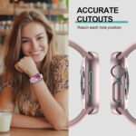 COMMUTER 6 Pack Case with Tempered Glass Screen Protector for Apple Watch 10 (2024) Series 10 42mm,Slim Guard Bumper Full Coverage Hard PC Protective Cover HD Ultra-Thin Cover for iWatch 42mm - Image 7