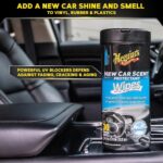 Meguiar's New Car Scent Protectant Wipes - Easy to Use Car Wipes that Protect and Freshen Your Car's Interior - Ideal for Car Detailing & Maintenance - 30 Ct - Image 7