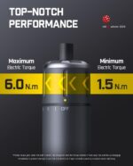 Fanttik S1 Pro Electric Screwdriver, Power Screwdriver with16 S2 Steel Bits, 3 Torque Settings, Max 6 N.m, 2000mAh Battery, LED Light & 1/4''Hex, Ideal Tool for Furniture & Gaming PC - Image 3