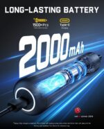 Fanttik S1 Pro Electric Screwdriver, Power Screwdriver with16 S2 Steel Bits, 3 Torque Settings, Max 6 N.m, 2000mAh Battery, LED Light & 1/4''Hex, Ideal Tool for Furniture & Gaming PC - Image 6