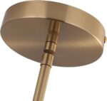 Brass Pendant Lights Kitchen Island,Modern Farmhouse Clear Glass Pendant Light,Gold Light Fixture Kitchen Pendant Mini Hanging Light Fixture for Sink (Brass 2 Pack stem Rod) - Image 8