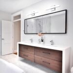 Combuh Modern Bathroom Light Fixtures Over Mirror, 16 Inch IP44 9W Chrome Vanity Light Bar for Bathroom, Wall Light Fixtures Cool White 6000K - Image 3